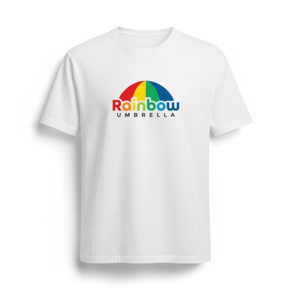 Colorful Rainbow Graphic T-Shirt for Men | Premium Cotton Multicolor Tee – Fancy Finary